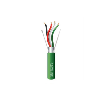 Honeywell 32152105 Genesis Green 1000-foot 18/4 Stranded Shielded Plenum Cable