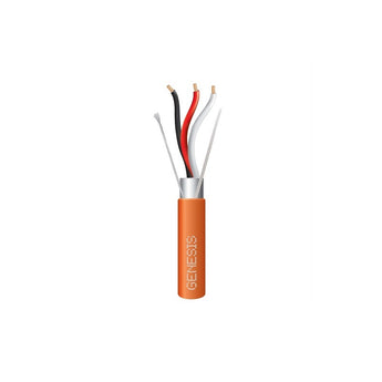 Honeywell 32272103 Genesis Orange 1000-Foot 22/3 Stranded Shielded Plenum Cable