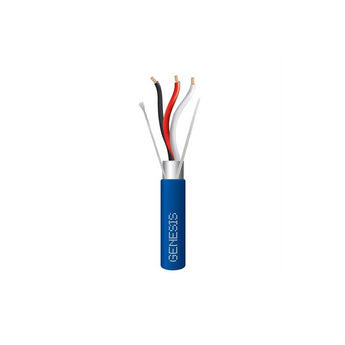 Honeywell 32272106 Genesis Blue 1000-Foot 22/3 Stranded Shielded Plenum Cable