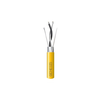 Honeywell 32511002 Genesis Yellow 1000-Foot 22/1-Pair Tinned-Copper Stranded Shielded EIA-485 Plenum Cable