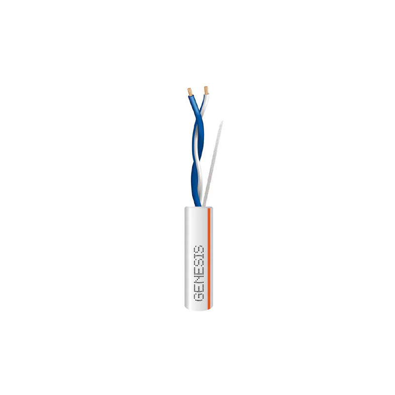 Honeywell 3252111A Genesis White and Orange 1000-Foot 22/1-Pair Stranded Unshielded LonWorks Plenum Cable