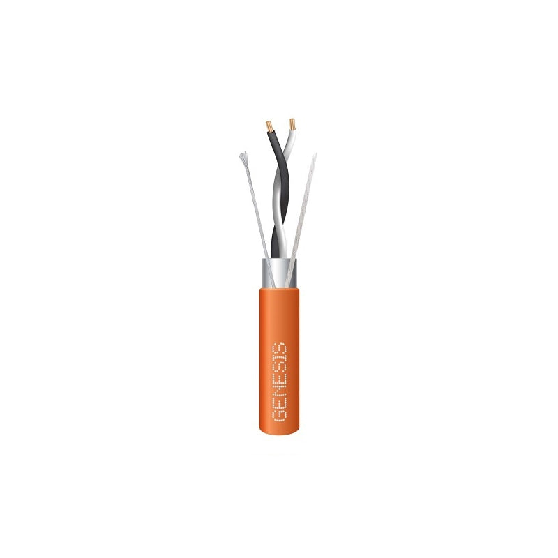 Honeywell 33202103 Genesis Orange 1000-Foot 22/1-Pair Stranded Shielded RS485 Plenum Cable