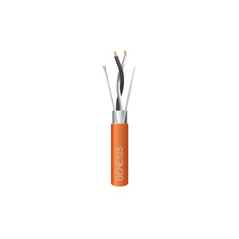 Honeywell 33202103 Genesis Orange 1000-Foot 22/1-Pair Stranded Shielded RS485 Plenum Cable