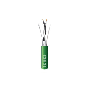 Honeywell 33202105 Genesis Green 1000-Foot 22/1-Pair Stranded Shielded RS485 Plenum Cable