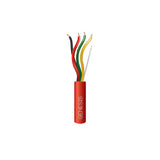 Honeywell 43015804 Genesis Red 250-Foot 22/4 Solid Unshielded Fire Alarm Riser Cable