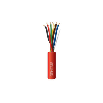 Honeywell 43021104 Genesis Red 1000-Foot 22/6 Solid Unshielded Fire Alarm Riser Cable