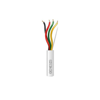 Honeywell 43071101 Genesis White 1000-foot 18/4 Solid Riser Fire Alarm Cable