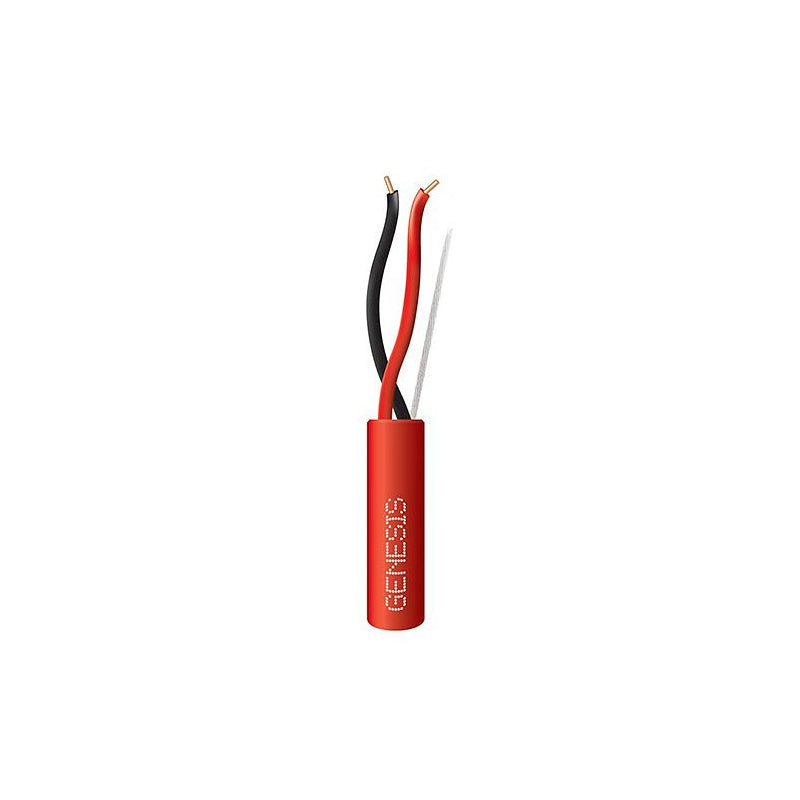 Honeywell 45115504 Genesis Red 500-foot 16/2 Solid Plenum Fire Alarm Cable