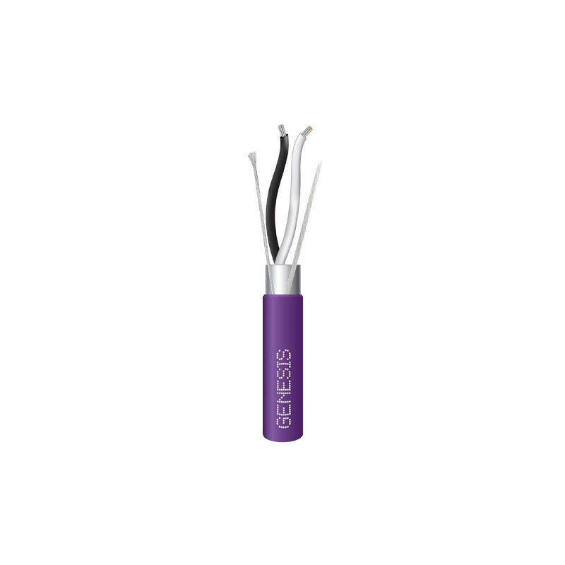 Honeywell 46522110 Genesis Purple 1000-Foot 18/2 Stranded Shielded Plenum Cable