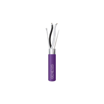 Honeywell 46522110 Genesis Purple 1000-Foot 18/2 Stranded Shielded Plenum Cable
