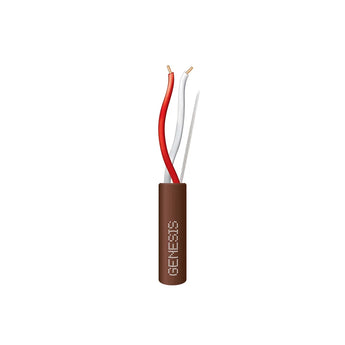 Honeywell 47015807 Genesis Brown 500-Foot 20/2 Solid Thermostat Plenum Cable