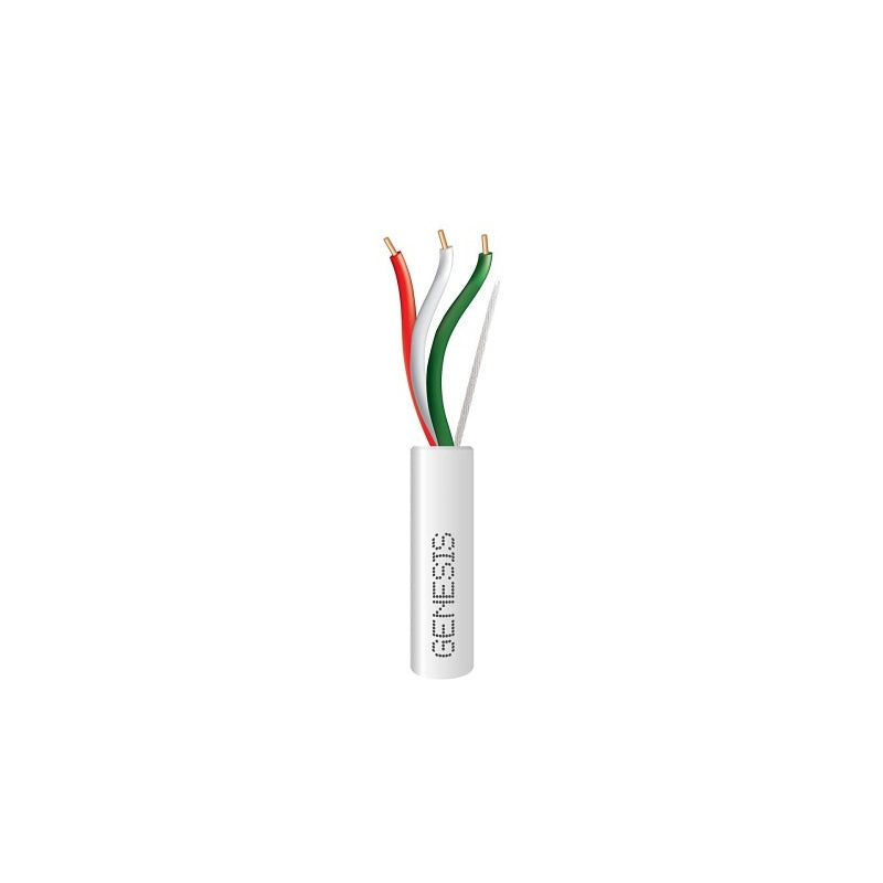 Honeywell 47024801 Genesis White (4X) 500-Foot 20/3 Solid Unshielded Thermostat General Purpose Cable
