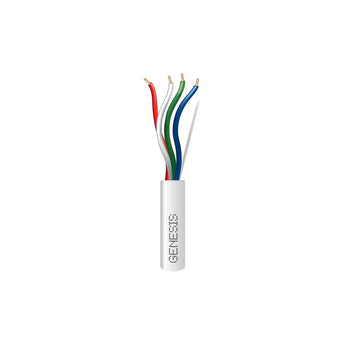 Honeywell 47030301 Genesis White 4X 250-Foot 20/4 Solid Unshielded Thermostat General Purpose Cable