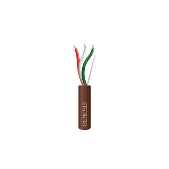 Honeywell 47114807 Genesis Brown 4X 500-Foot 18/3 Solid Unshielded Thermostat General Purpose Cable