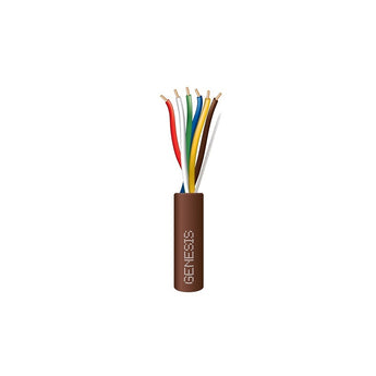 Honeywell 47140307 Genesis Brown 4X 250-Foot 18/6 Solid Unshielded Thermostat General Purpose Cable