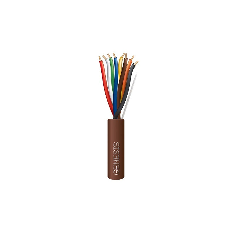 Honeywell 47164607 Genesis Brown 125-Foot 18/8 Solid Unshielded Thermostat General Purpose Cable