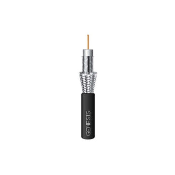 Honeywell 50031008 Genesis Black 1000-Foot RG6 CCS 75 Ohm Coaxial with Dual-Shield General Purpose Cable
