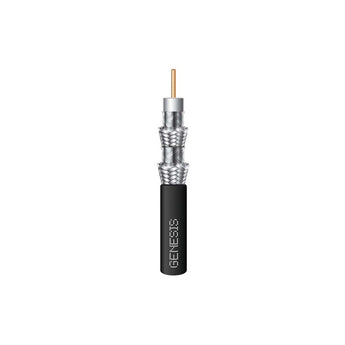 Honeywell 50071108 Genesis Black 1000-Foot RG6 CCS 75 Ohm Coaxial with Quad-Shield General Purpose Cable