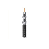 Honeywell 50071108 Genesis Black 1000-foot RG6 CCS Quad-Shield General Purpose CATV Cable