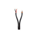 Honeywell 50131008 Genesis Black 1000-Foot RG59 BC 75 Ohm Coaxial with Bare Copper Braid and 18/2 Stranded General Purpose Cable