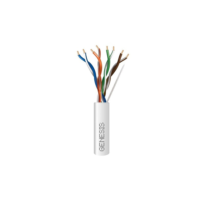 Honeywell 50781101 Genesis White 1000-Foot 24/4-Pair Cat 5e Unshielded (U/UTP) Networking Riser Cable