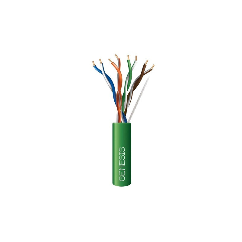 Honeywell 50781105 Genesis Green 1000-Foot 24/4-Pair Cat 5e Unshielded (U/UTP) Networking Riser Cable