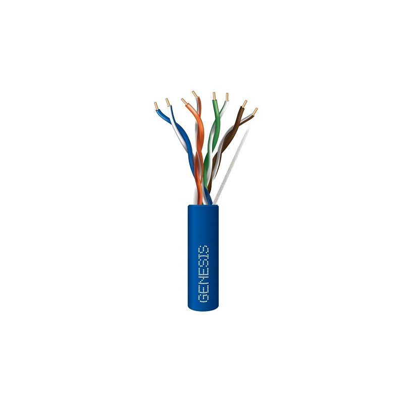 Honeywell 50781106 Genesis Blue 1000-Foot 24/4-Pair Cat 5e Unshielded (U/UTP) Networking Riser Cable