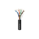 Honeywell 50781108 Genesis Black 1000-Foot 24/4-Pair Cat 5e Unshielded (U/UTP) Networking Riser Cable
