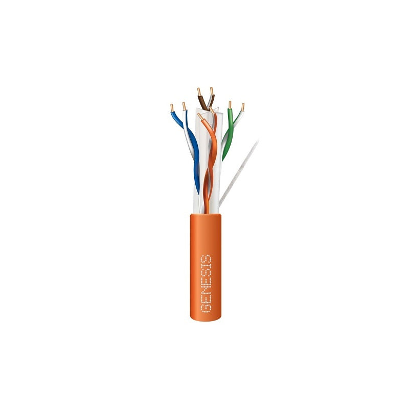 Honeywell 50921103 Genesis Orange 1000-Foot 23/4-Pair Cat 6 Plus Unshielded (U/UTP) Networking Riser Cable
