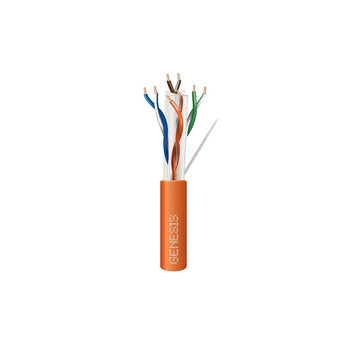Honeywell 50921103 Genesis Orange 1000-Foot 23/4-Pair Cat 6 Plus Unshielded (U/UTP) Networking Riser Cable