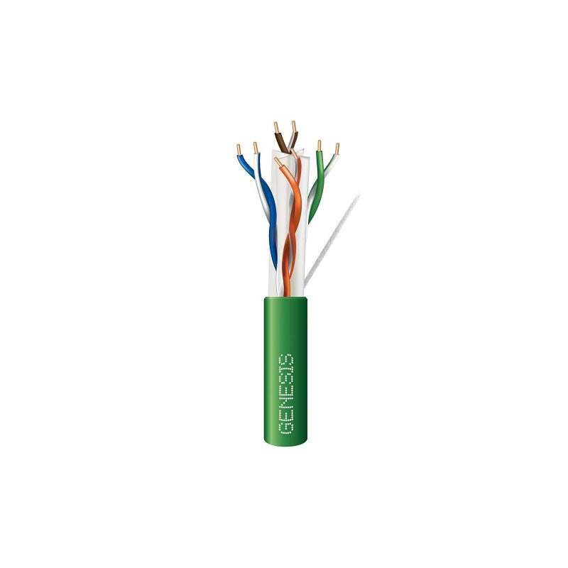 Honeywell 50921105 Genesis Green 1000-Foot 23/4-Pair Cat 6 Plus Unshielded (U/UTP) Networking Riser Cable