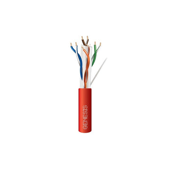 Honeywell 50922104 Genesis Red 1000-Foot 23/4-Pair Cat 6 Plus Unshielded (U/UTP) Networking Riser Cable