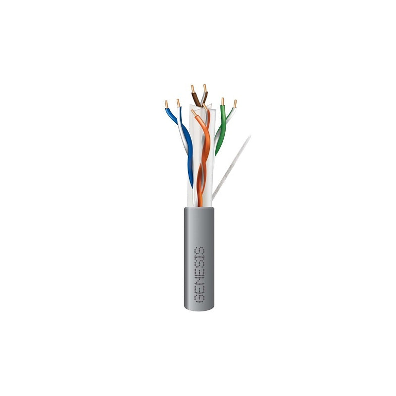 Honeywell 51022109 Genesis Gray 1000-Foot 23/4-Pair Cat 6 Plus Unshielded (U/UTP) Networking Plenum Cable
