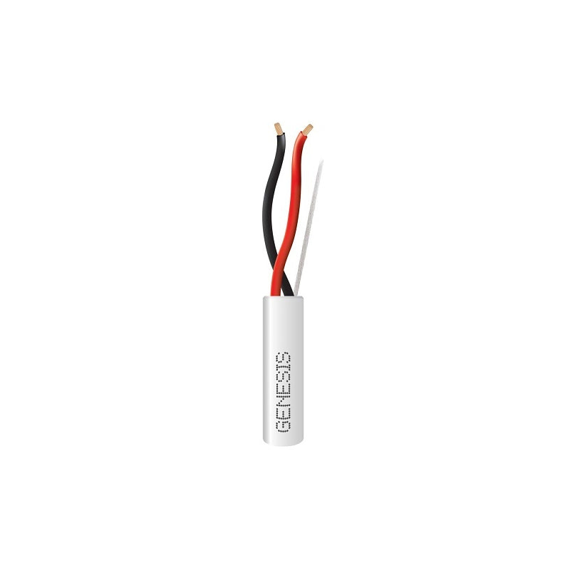 Honeywell 52505501 Genesis White 500-Foot 16/2 Stranded Unshielded Speaker Riser Cable