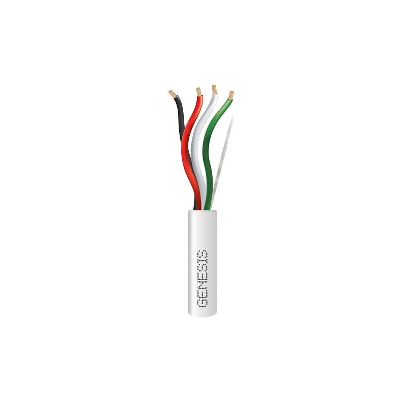 Honeywell 52515501 Genesis White 500-Foot 16/4 Stranded Unshielded Speaker Riser Cable