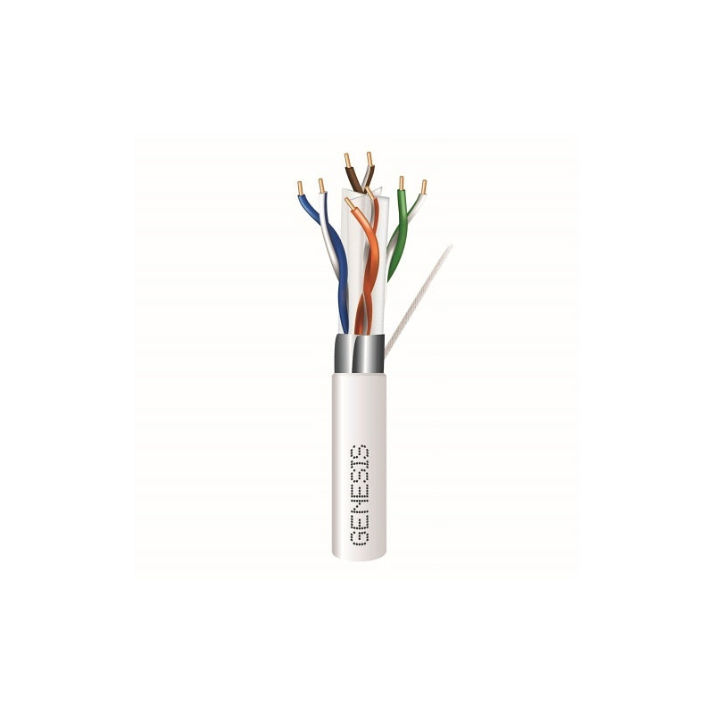 Honeywell 53931101 Genesis White 1000-Foot 23/4-Pair Cat 6A Unshielded Riser Networking Plenum Cable