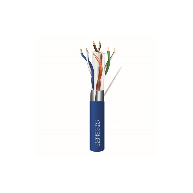 Honeywell 53931106 Genesis Blue 1000-Foot 23/4-Pair Cat 6A Unshielded Riser Networking Plenum Cable