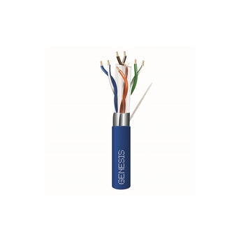 Honeywell 53931106 Genesis Blue 1000-Foot 23/4-Pair Cat 6A Unshielded Riser Networking Plenum Cable