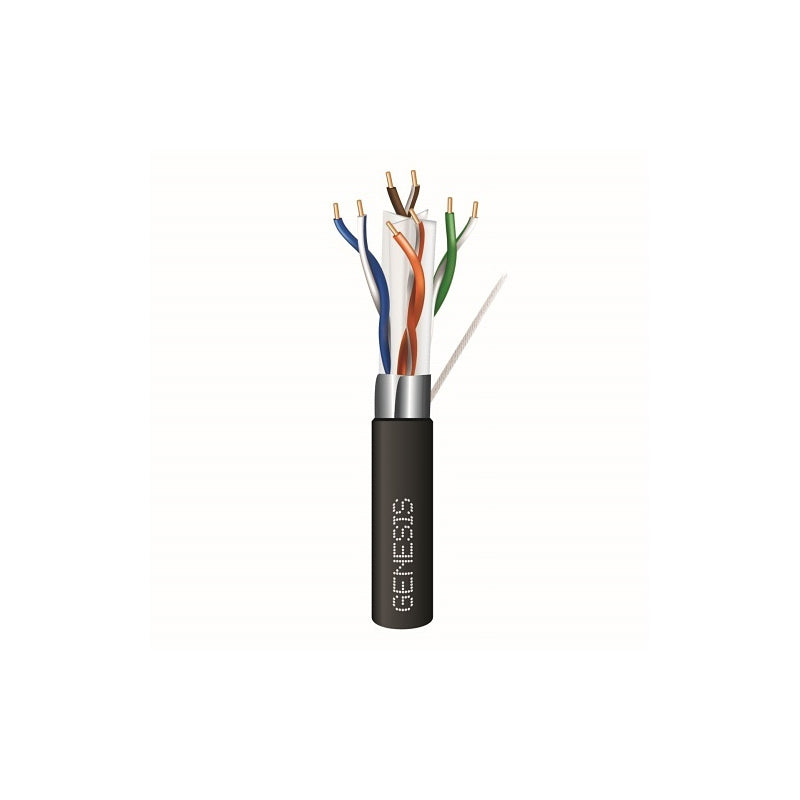 Honeywell 53931108 Genesis Black 1000-Foot 23/4-Pair Cat 6A Unshielded Riser Networking Plenum Cable (Copy)