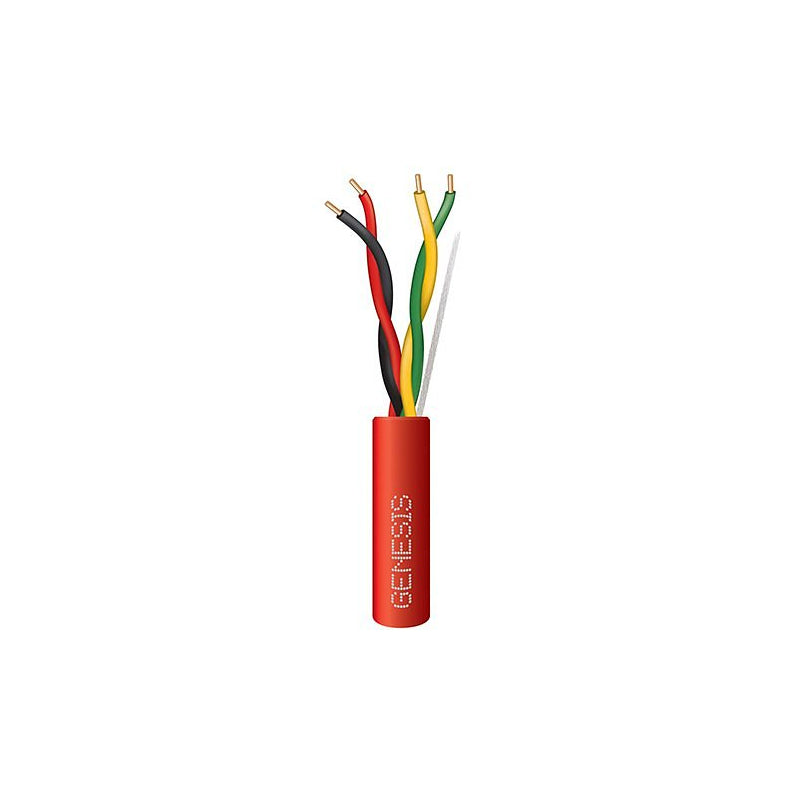 Honeywell 55061004 Genesis  Red 1000-foot NYC Fire Approved 14/2 Pair Solid Fire Alarm Cable