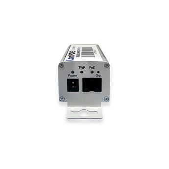 LanPoE ip 2 wire converter left view