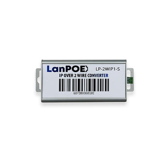 LanPoE ip 2 wire converter top view