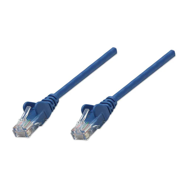 Intellinet 347365 0.5-Foot Blue Cat5E UTP Patch Cable