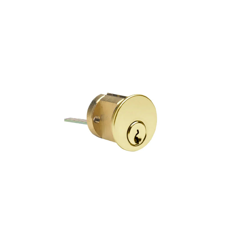 Kaba 7075FA10-03-KD Bright Brass Segal Rim Cylinder