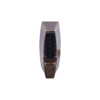 Kaba 71080541 Satin Brass Mechanical Pushbutton Lock