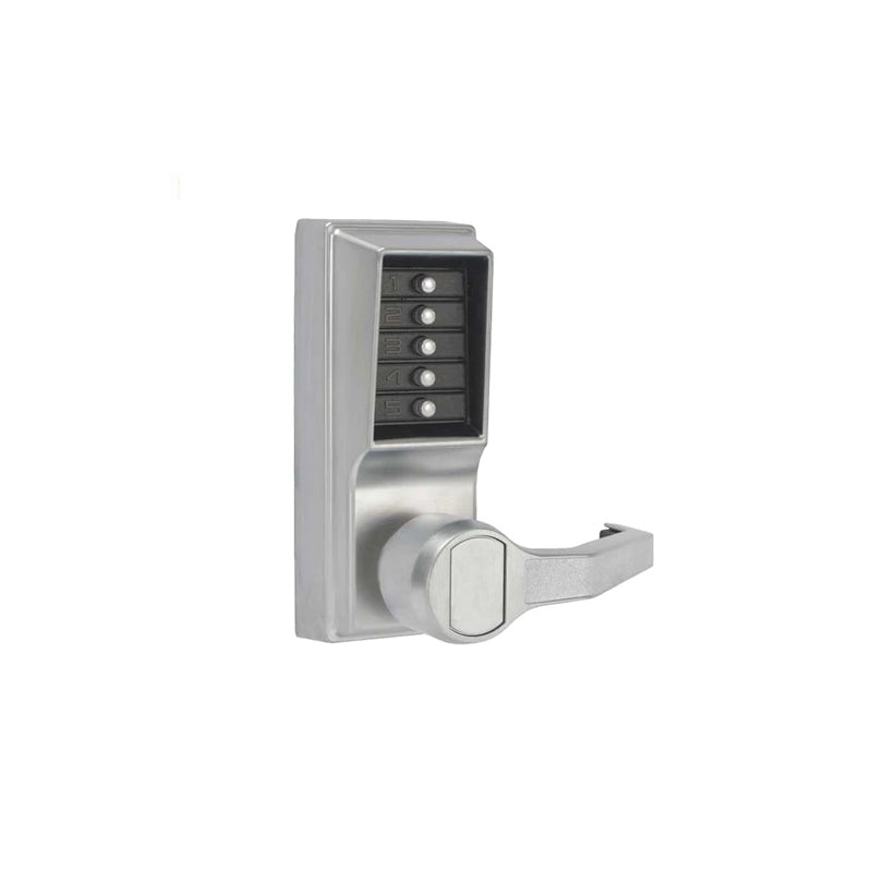 Kaba LR103126D41 Right-Hand Mechanical Pushbutton Cylindrical Door Lock
