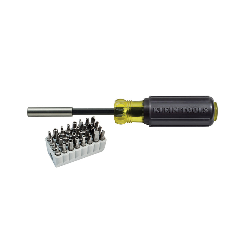 Klein Tools 32510 Magnetic Screwdriver with 32 Tamperproof Bits