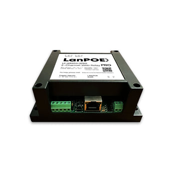 LP-WR2CH-XPRO lanpoe 2-channel web relay front side