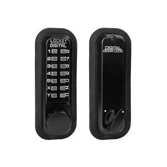 LockeyUSA 2210JB Jet Black Mechanical Keyless Combination Deadbolt Lock