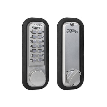 LockeyUSA 2210SC Satin Chrome Mechanical Keyless Combination Deadbolt Lock